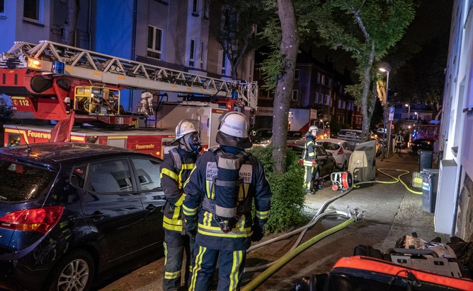 FW-BO: Wohnungsbrand im Ehrenfeld - Eine verletzte Person