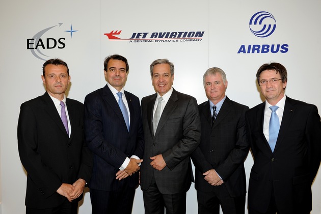 Jet Aviation and Airbus sign a new agreement about the status as an Approved Airbus Completions Center