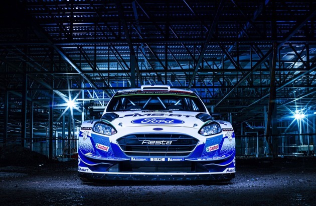 Ford-Werke GmbH: Fiesta WRC von M-Sport Ford starten mit spektakulärem neuem Design in die Rallye-Weltmeisterschaft 2020