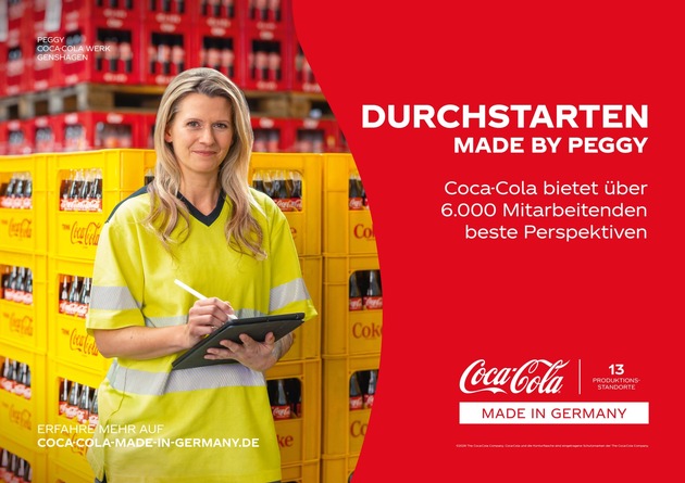 Coca-Cola ist &bdquo;made in Germany&ldquo;: Neue Kampagne r&uuml;ckt Wirtschaftskraft, Engagement und Arbeitspl&auml;tze in den Fokus