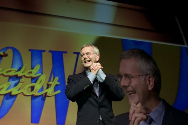 Harald Schmidt und Fred Kogel auf der Telemesse in Düsseldorf