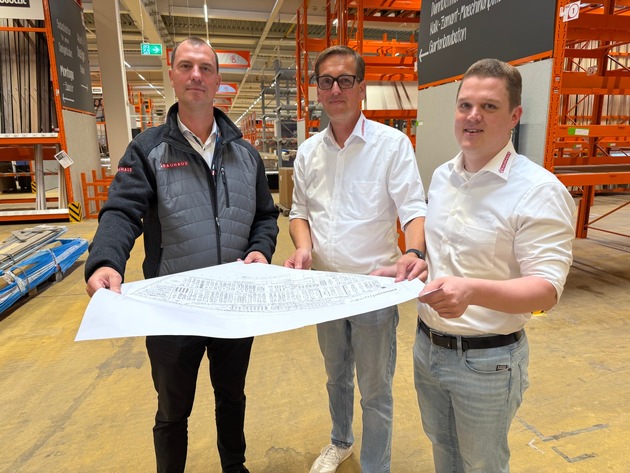 Neues BAUHAUS Fachcentrum in Gelsenkirchen geht in die Einrichtungsphase