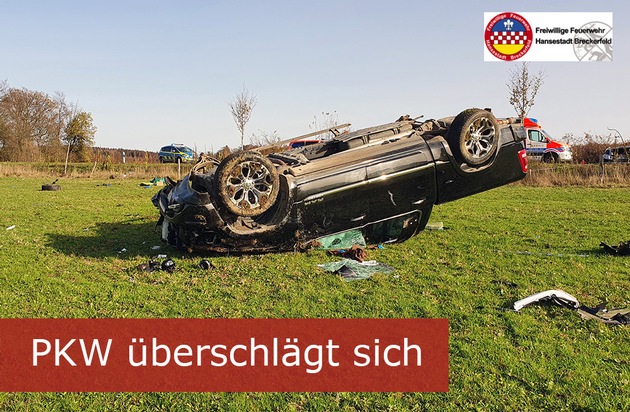 FW-EN: Verkehrsunfall und Gasgeruch beschäftigen Feuerwehr Breckerfeld
