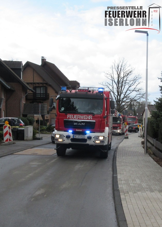 FW-MK: Bagger beschädigt Gasleitung