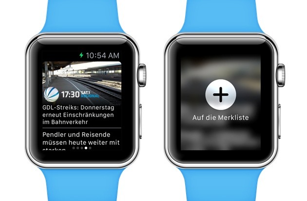 Sat.1 Norddeutschland GmbH: Sat.1 Regional stellt App für die Apple Watch vor
