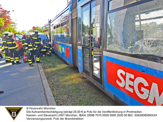 FW-M: Unfall im Kreuzungsbereich (Friedenheim)