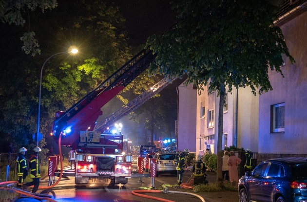 FW-BO: Dachstuhlbrand in Hofstede - 1. Meldung