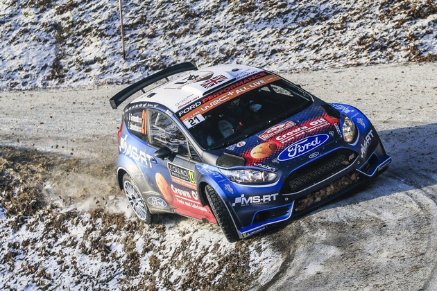 M-Sport Ford gewinnt mit dem Fiesta R5 die neue WRC 2-Pro-Kategorie der Rallye Monte Carlo (FOTO)