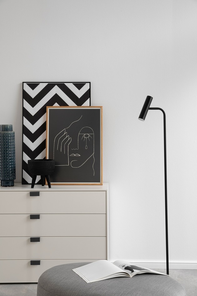 Pressemitteilung | Gegens&auml;tze ziehen sich an: Wohnen in Black &amp; White