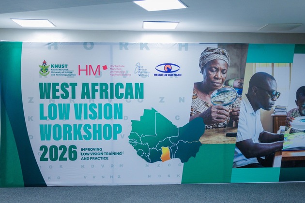 Unterstützung für Sehbehinderte in Ghana