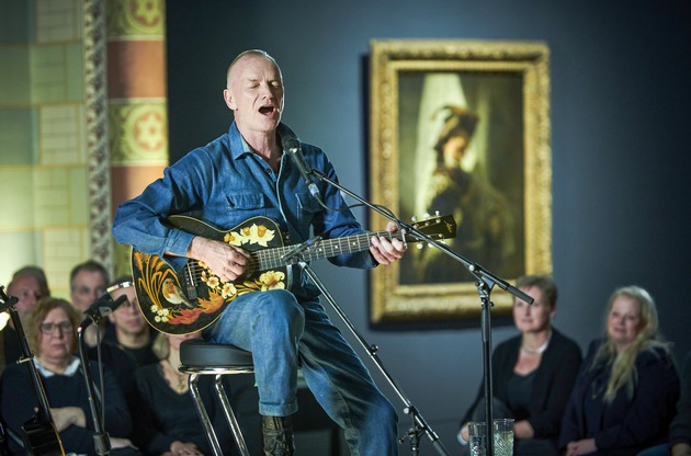 Sting gibt einzigartiges Konzert im Rijksmuseum Amsterdam f&uuml;r die ARTE-Reihe "Sounds Like Art", ab 5. M&auml;rz auf arte.tv und Youtube