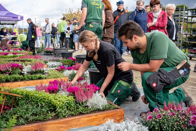 Blumen, Kunst &amp; Wettbewerb: Junge Talente gestalten Grabkunst in Hannover