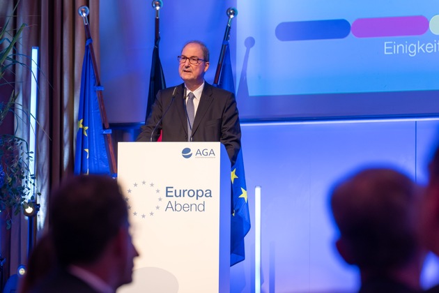 Ministerpräsident Hendrik Wüst beim 34. EuropaAbend des AGA: „Es braucht ein wahrhaft europäisches Deutschland“
