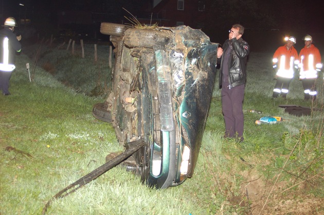 POL-STH: Verkehrsunfall mit einer verletzten Person in Auhagen