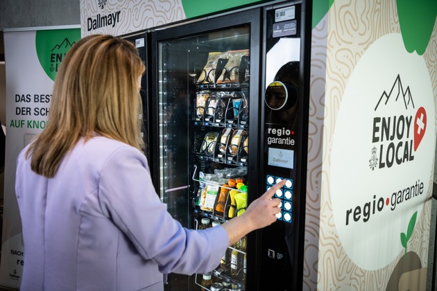 Regionale Produkte auf Knopfdruck: Dallmayr lanciert einzigartiges Automaten-Konzept