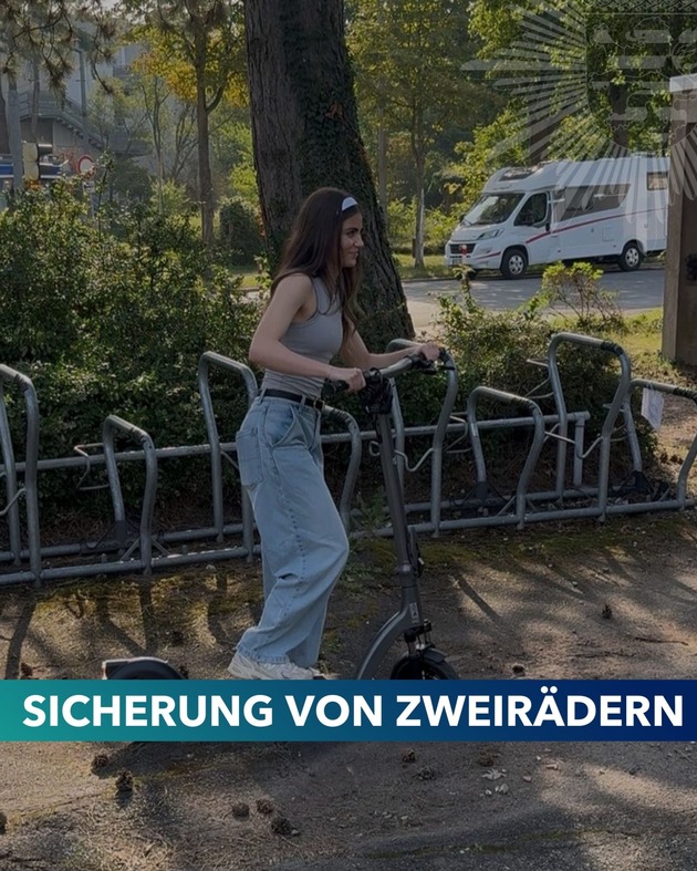 POL-DA: Südhessen: Sicher nach dem Sommer: Fahrräder und E-Scooter vor Diebstahl schützen