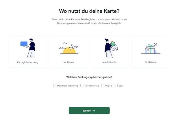 Startdowns GmbH: "Kreditkarten-Match" von Kreditkarten.com erleichtert die Suche nach der perfekten Zahlungskarte