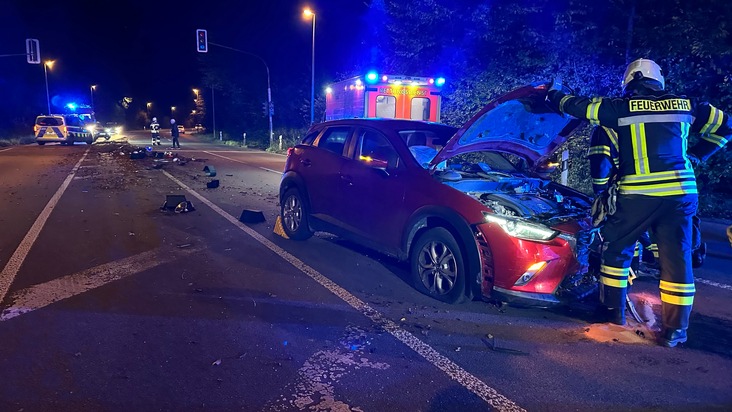 FW-EN: Verkehrsunfall auf der South-Kirkby-Straße