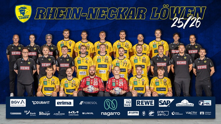 Duravit startet mit den Rhein-Neckar Löwen in die Handballsaison 2025/26