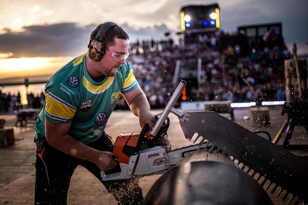 Stihl TIMBERSPORTS® Champions Trophy 2018 in Marseille / Stirling Hart from Canada wins the toughest logger sports competition