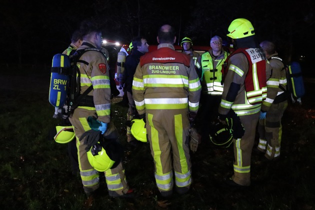 FW Gangelt: Spektakuläre Verfolgungsjagd führt zu Großeinsatz der Feuerwehr