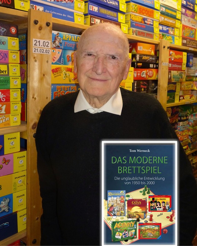 Tom Wernecks Buch über 50 Jahre &quot;Das moderne Brettspiel&quot; erschienen bei Piatnik