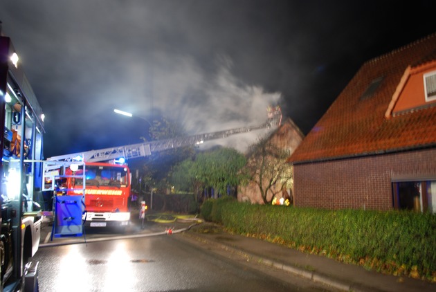 POL-STH: Brand eines Wohnhauses