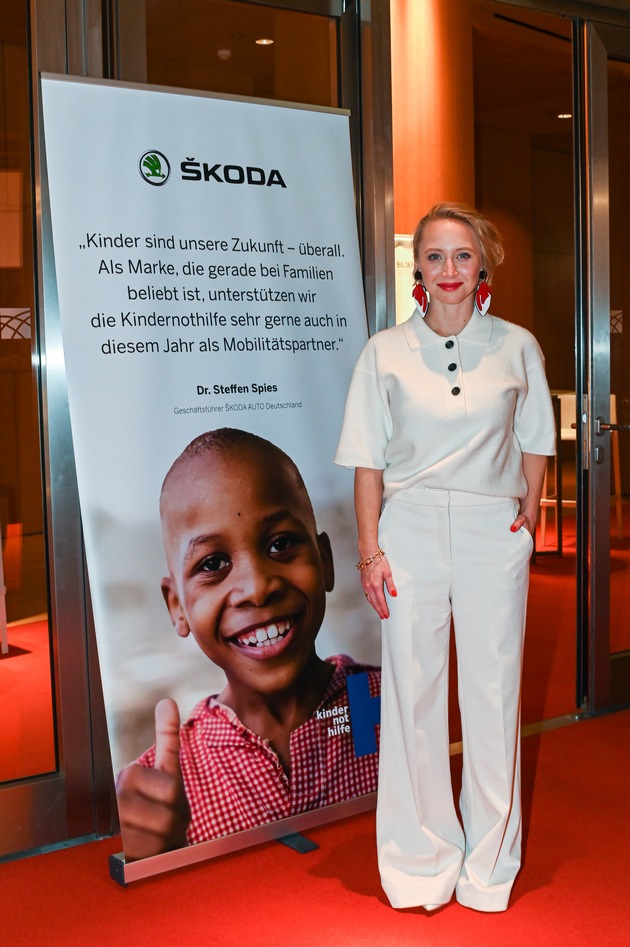 ŠKODA unterstützte Medienpreisverleihung der Kindernothilfe als offizieller Mobilitätspartner