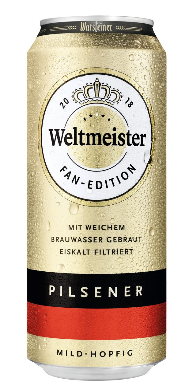 Der Countdown läuft: Nur noch einen Monat bis zur Fußball-Weltmeisterschaft / Warsteiner präsentiert WM-Edition