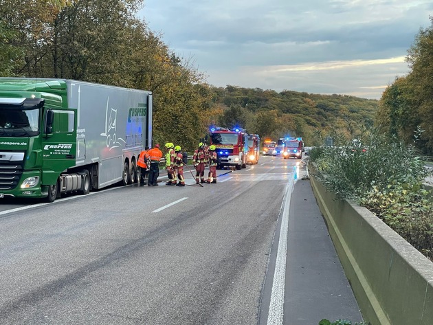 FW-Velbert: Einsatz auf der A535