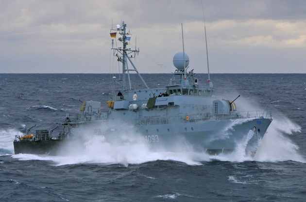 Von der libanesischen Küste zurück nach Kiel - Hohlstablenkboote &quot;Ensdorf&quot; und &quot;Auerbach/Oberpfalz&quot; kehren aus der  UN-Mission in den Heimathafen zurück (BILD)