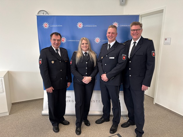 POL-OLD: Neue Leiterin beim Polizeikommissariat Vechta/Polizeipr&auml;sident Andreas Sagehorn &uuml;bertr&auml;gt die Amtsgesch&auml;fte an Polizeir&auml;tin Luca-Marie Mielke