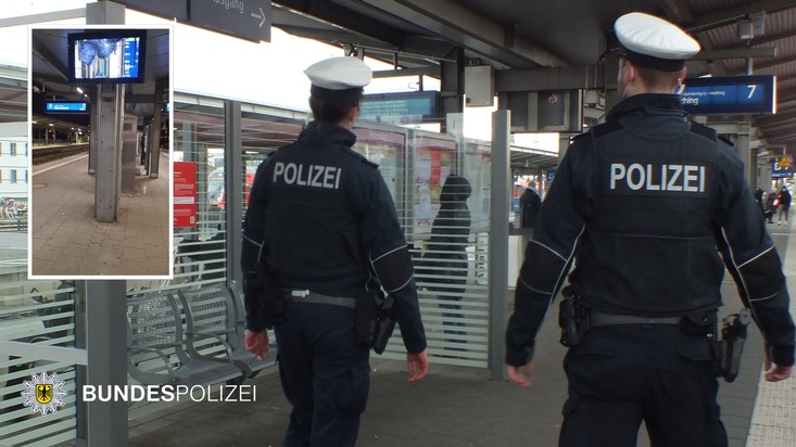 Bundespolizeidirektion München: Schottersteine als Wurfgeschoss / Vandalismus endet hinter Gittern