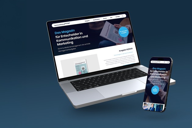 Modern, übersichtlich, informativ - / Relaunch der kommunikationsmanager-Website