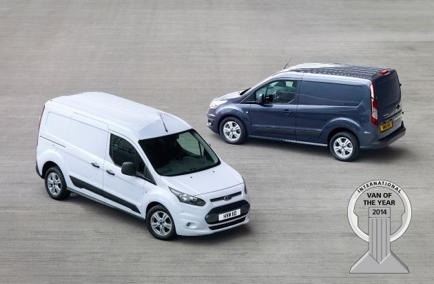 Ford-Werke GmbH: Neuer Transit Connect ist "International Van of the Year 2014" - Ford gewinnt zum zweiten Mal in Folge (BILD)
