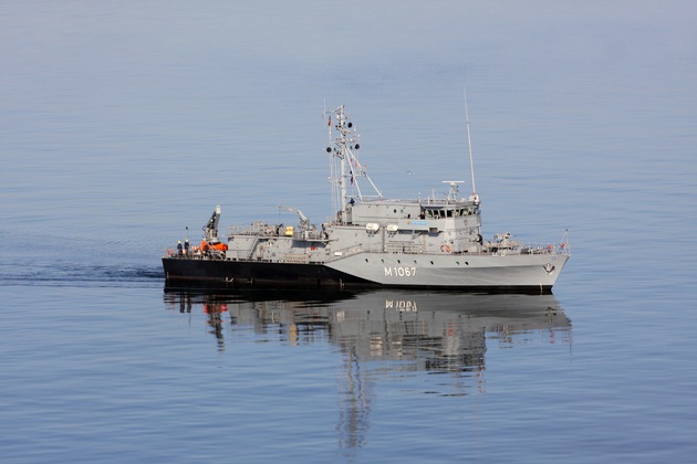 Marine: Pressemitteilung / Pressetermin: Minenjagdboot &quot;Bad Rappenau&quot; bricht ins Mittelmeer auf