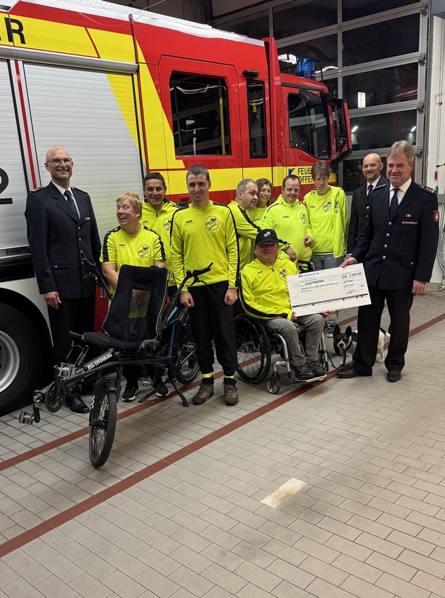 FW-OG: Hilfe dort, wo Hilfe Not tut. Feuerwehr Offenburg spendet Festgewinn an Hilfseinrichtungen