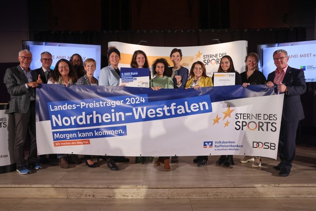 Wettbewerb &quot;Sterne des Sports in Silber&quot;für NRW: Sportverein Werrepiraten e. V. (Hiddenhausen) sind erste Landessieger.