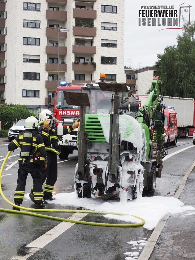 FW-MK: Bagger fing Feuer