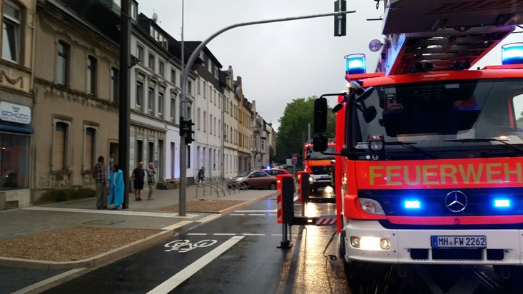 FW-MH: Wohnungsbrand an der Duisburger Straße