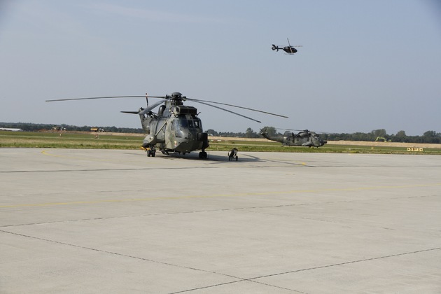 Vorstellung Schulungshubschrauber EC-135 beim Marinefliegergeschwader 5 in Nordholz