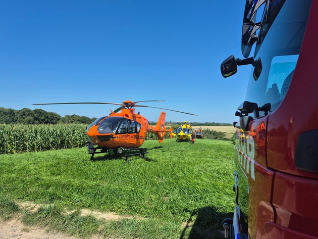 FW-Lohmar: Abgestürztes Kleinflugzeug in Lohmar-Algert