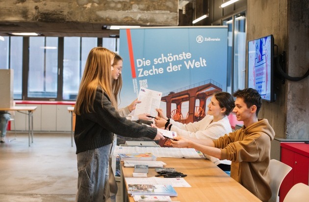 Stiftung Zollverein: U18-Bundestagswahl auf dem UNESCO-Welterbe Zollverein / Ein Tag der Demokratie mit Wahlen, Kunst und Mitbestimmung für junge Menschen