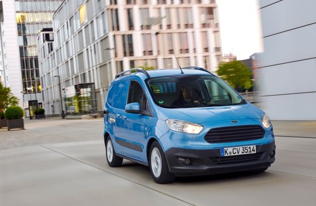 Ford-Werke GmbH: Der neue Ford Transit Courier: Klassenprimus in puncto Verbrauch und Lieferwagen-Eigenschaften