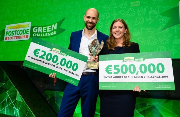 Deutsche Postcode Lotterie: Deutsches Startup im Rennen um 500.000 Euro bei Nachhaltigkeitswettbewerb / 6 Finalisten in einem der größten internationalen Wettbewerbe für nachhaltige Innovationen