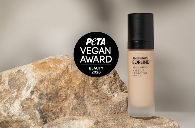 B&Ouml;RLIND GmbH: ANNEMARIE B&Ouml;RLIND erh&auml;lt den PETA VEGAN AWARD 2026 in der Kategorie "Beauty"