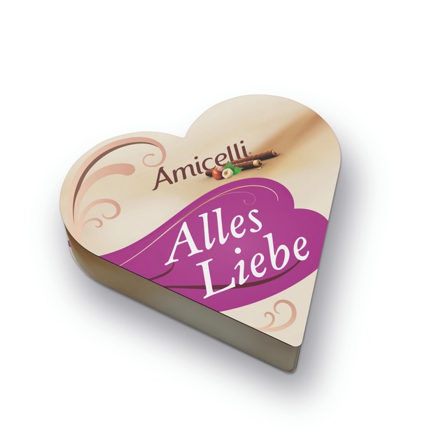 Genuss schenken mit dem neuen Amicelli Herz