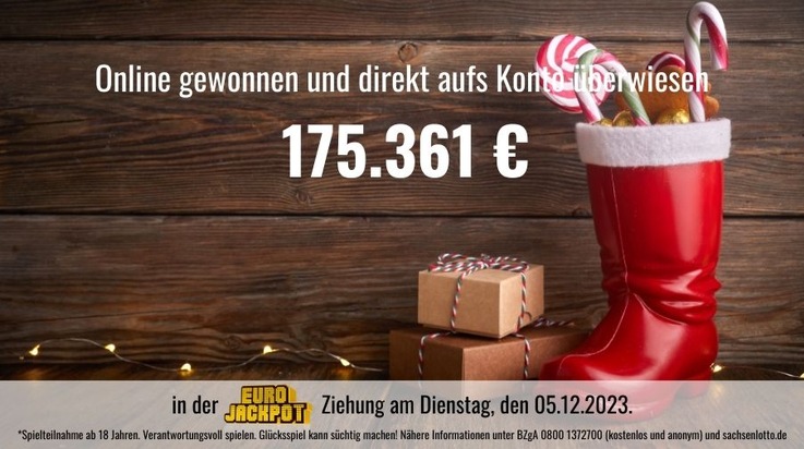 Nikolaus bringt 175.361 Euro direkt aufs Konto +++ Sonderauslosung: Mit drei Richtigen zur Million