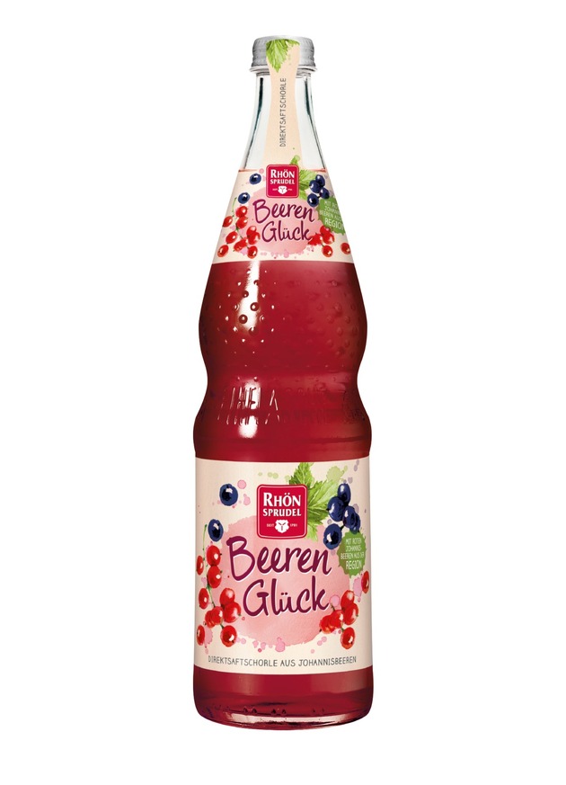 Presseinformation: Neuprodukt RhönSprudel BeerenGlück