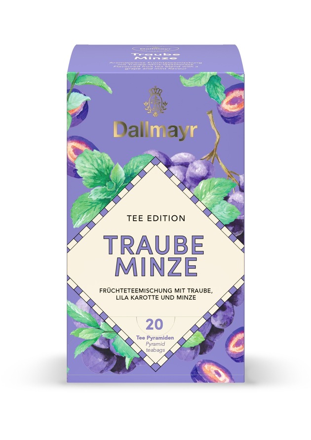 Jetzt neu: Dallmayr Tee Edition Traube Minze